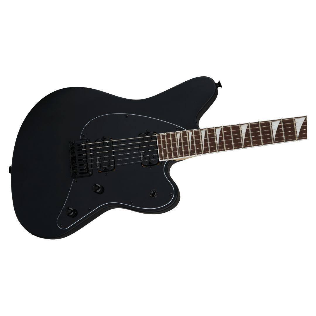 Left. Jackson - Jackson X Series SURFCASTER  OC HT6, Laurel Fingerboard, Satin Black.