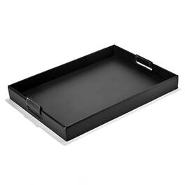 American Atelier - Pu Tray withHandles Rectangular - Black