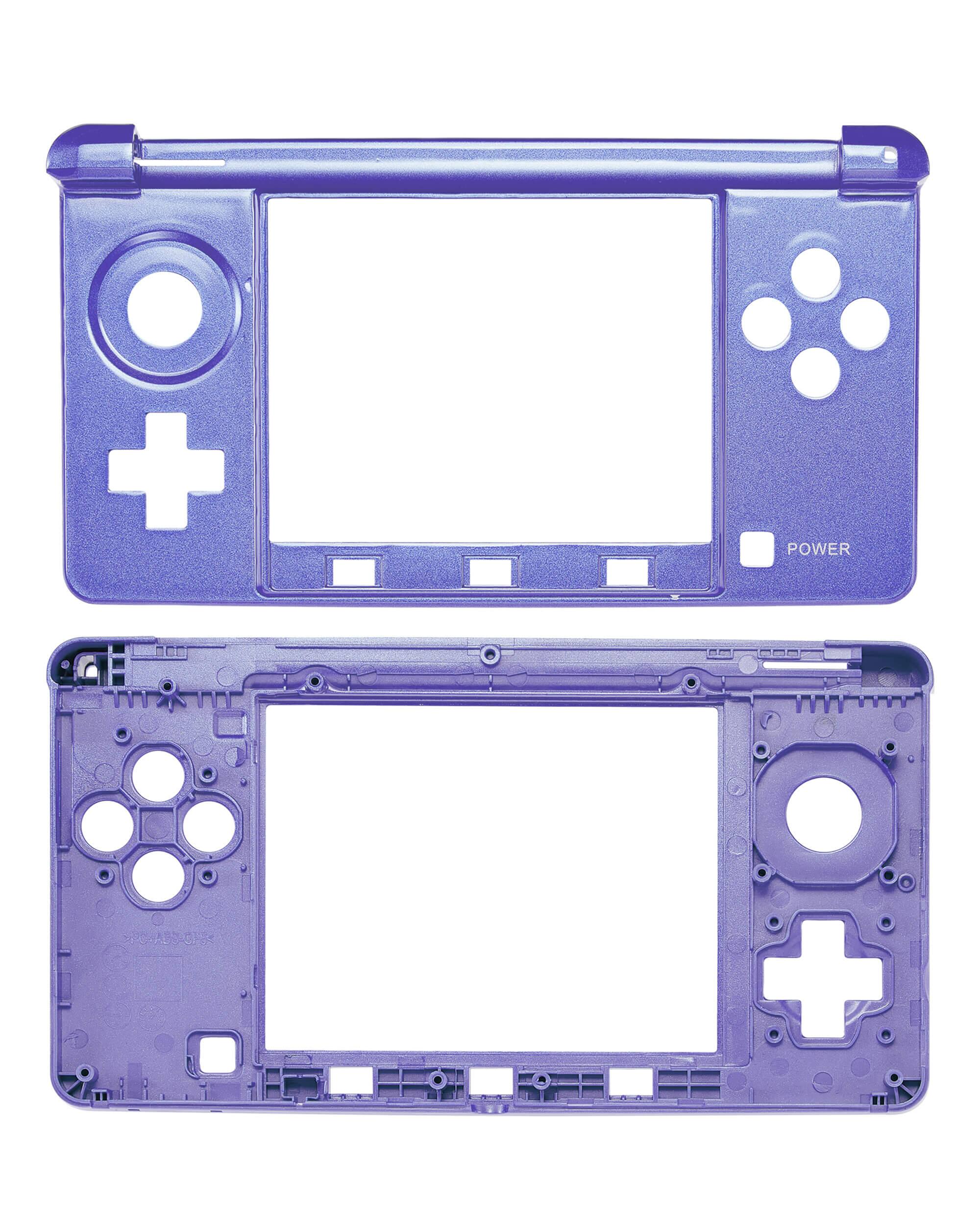 Alt View 3. MobileSentrix - Mid-Frame Housing Compatible For Nintendo 3DS - Purple - Purple.