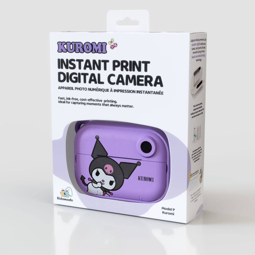 Kuromi Instant Print Digital Camera Appareil Photo Numérique Impression Instantanée Fast, ink-free, cost-effective Ideal for capturing printing moments that always matter.