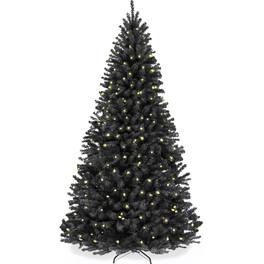 Best Choice Products - Artificial Christmas Tree, 6ft Premium Pre-Lit Spruce Design, Dense Branches - Black Spruce