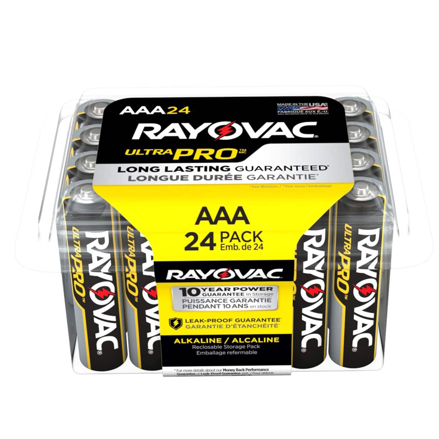 Rayovac - ALAAA-24PPJ Ultra Pro Alkaline AAA Batteries (24/Pack)