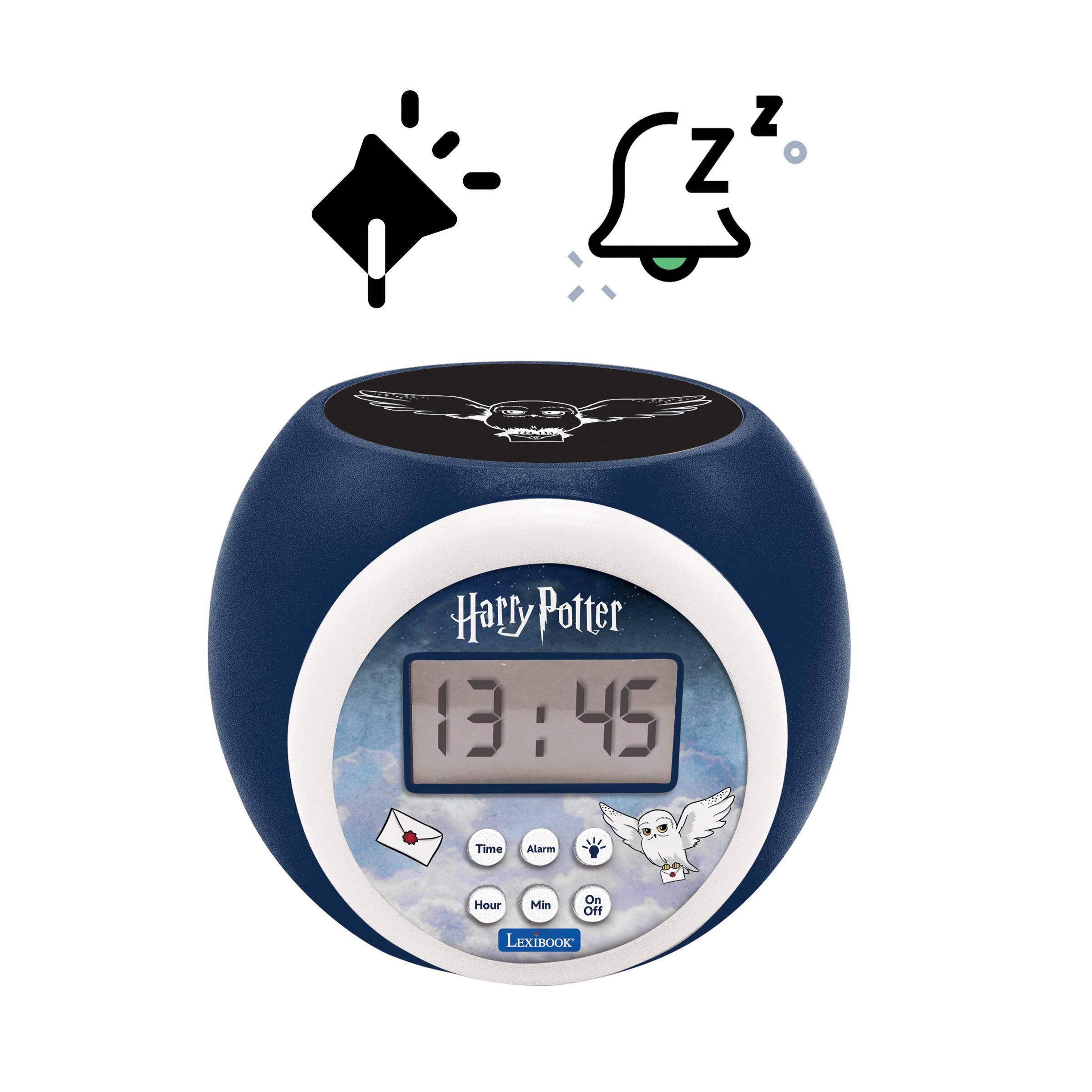 2 Z
Harry Potter
8:45
Time
Alarm
Hour
Min
On Off
LEXIBOOK