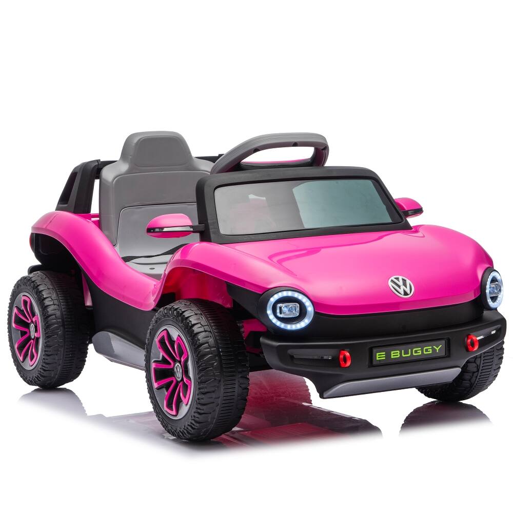 Alt View 10. Ropilly - Ropilly 12V Licensed Volkswagen Beetle Pink Kids Ride On Car with Remote Control.