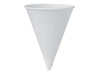 Front. Solo - Bare Eco-Forward Cold Cups, 4 oz., 200/Pack - White.