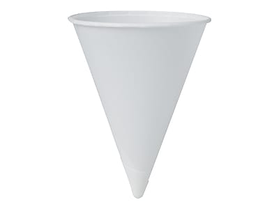Front. Solo - Bare Eco-Forward Cold Cups, 4 oz., 200/Pack - White.