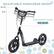 ADJUSTABLE HANDLEBAR HEIGHT
34.75"
31.5"
Adjustable height
31.5"-34.75"