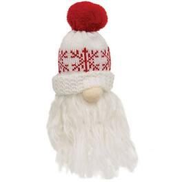 BreeBe - *Red & White Snowflake Beanie Gnome - Red, White