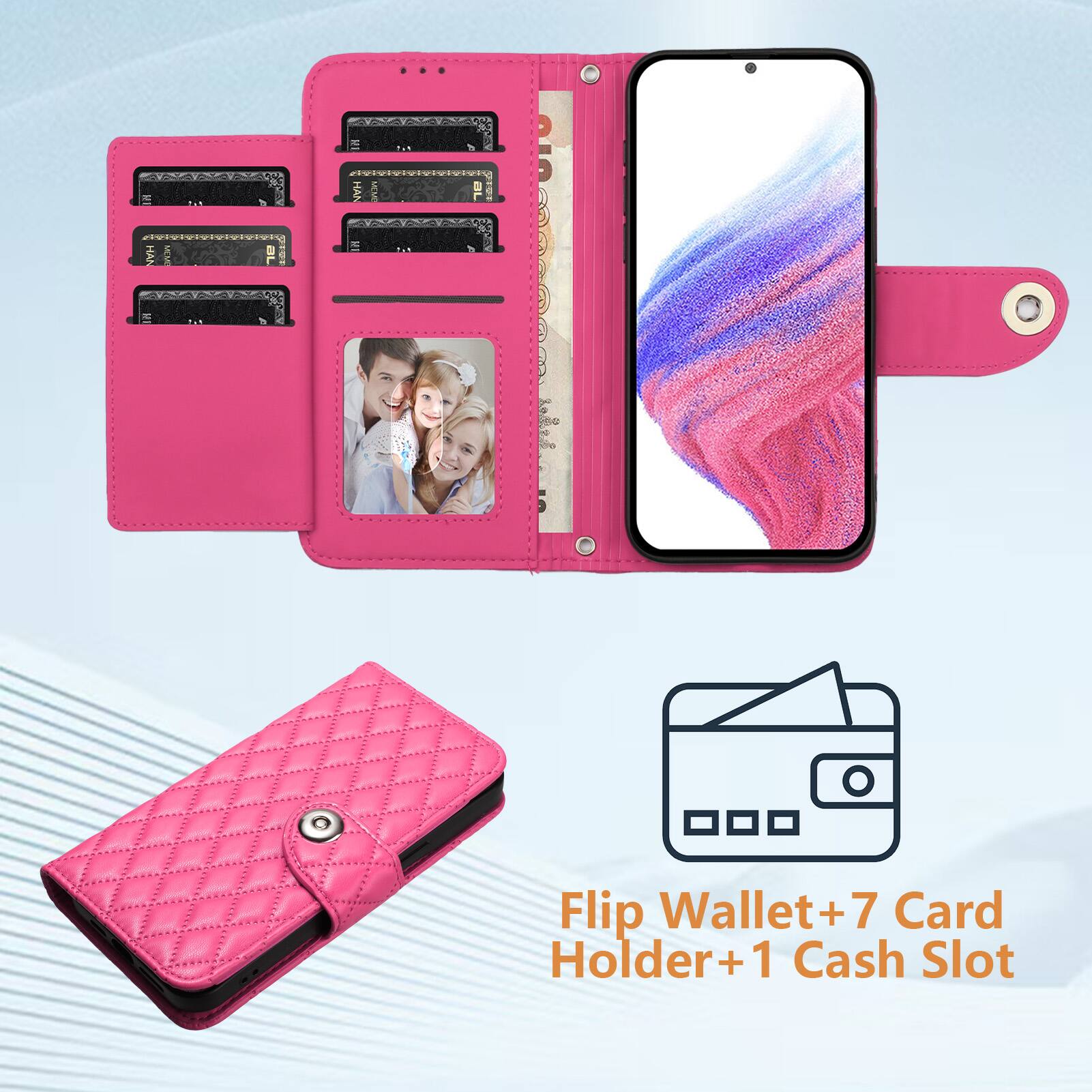 Flip Wallet+7 Card Holder+1 Cash Slot