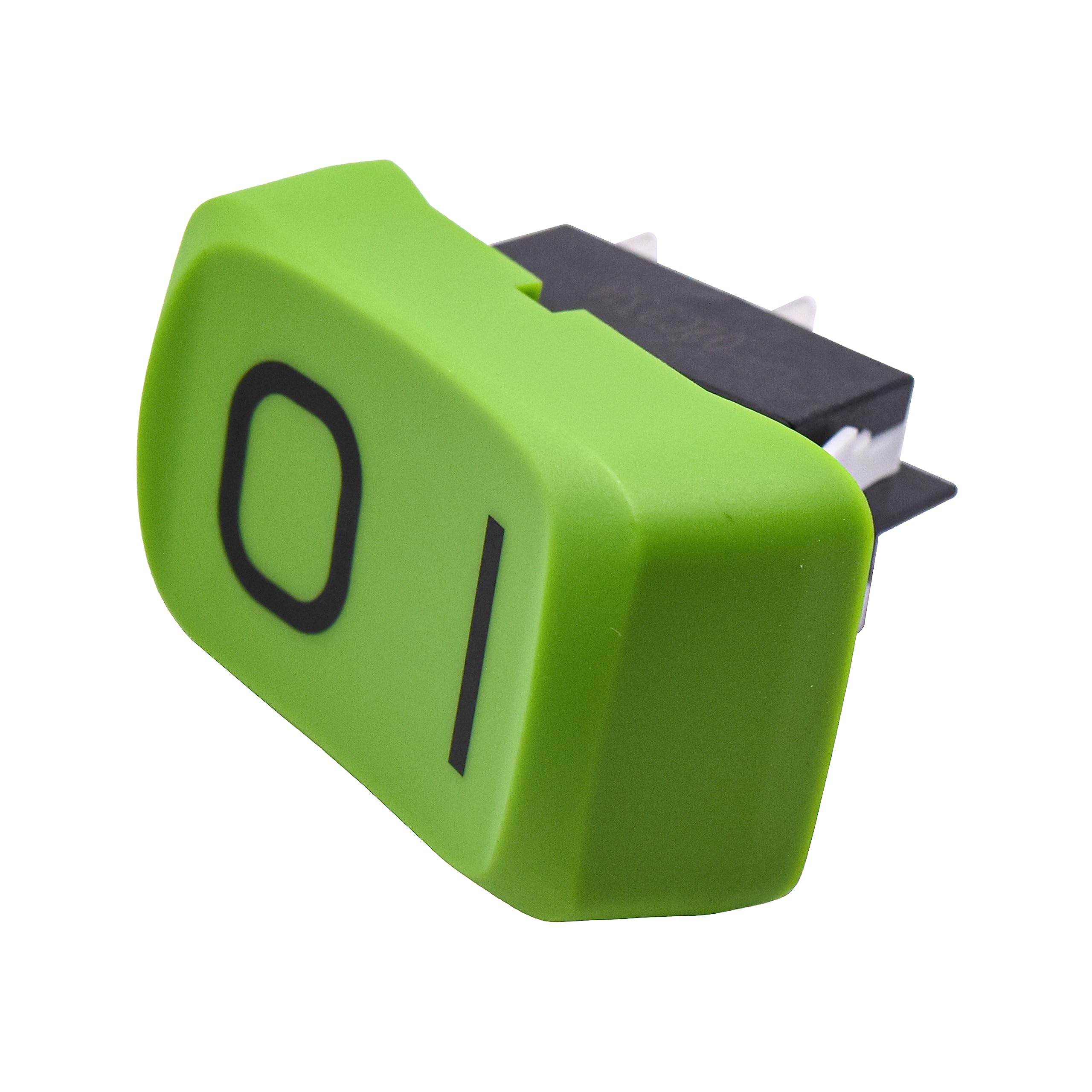 Back. HQRP - On-Off Rocker Switch 4-Prong 20 A 125 V-250 V UL Listed for KEDU HY12-9-7 - green.