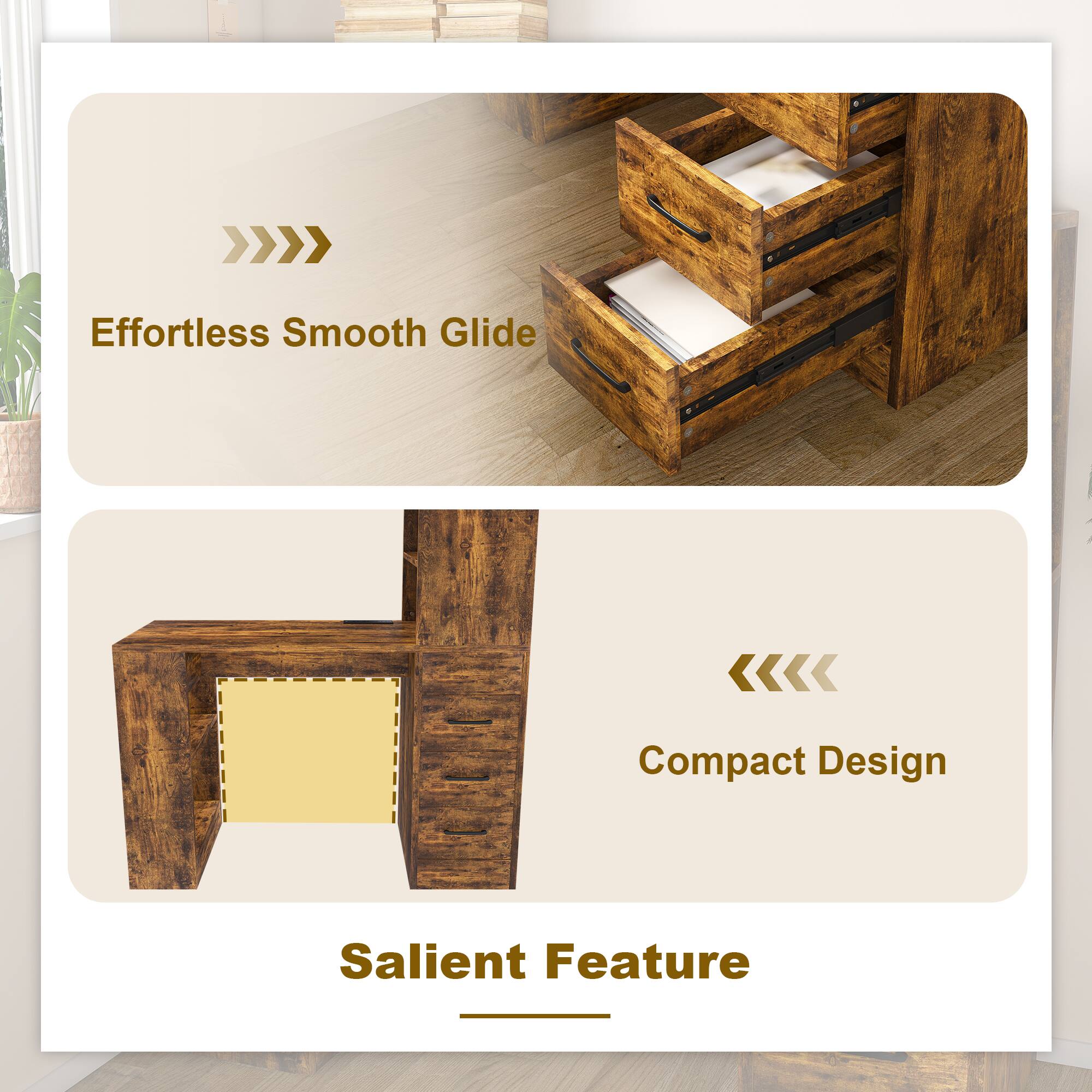 Effortless Smooth Glide  
Compact Design  

Salient Feature