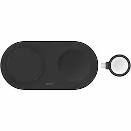 Belkin - BoostCharge Pro 3-in-1 Magnetic Wireless Charging Pad with Qi2 15W - For iPhone, Qi2-enabled Device, AirPod - Black