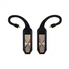 Front. iFi Audio - iFi Audio Go Pod Portable IEM Bluetooth DAC/AMP (Unit Only) - Black.