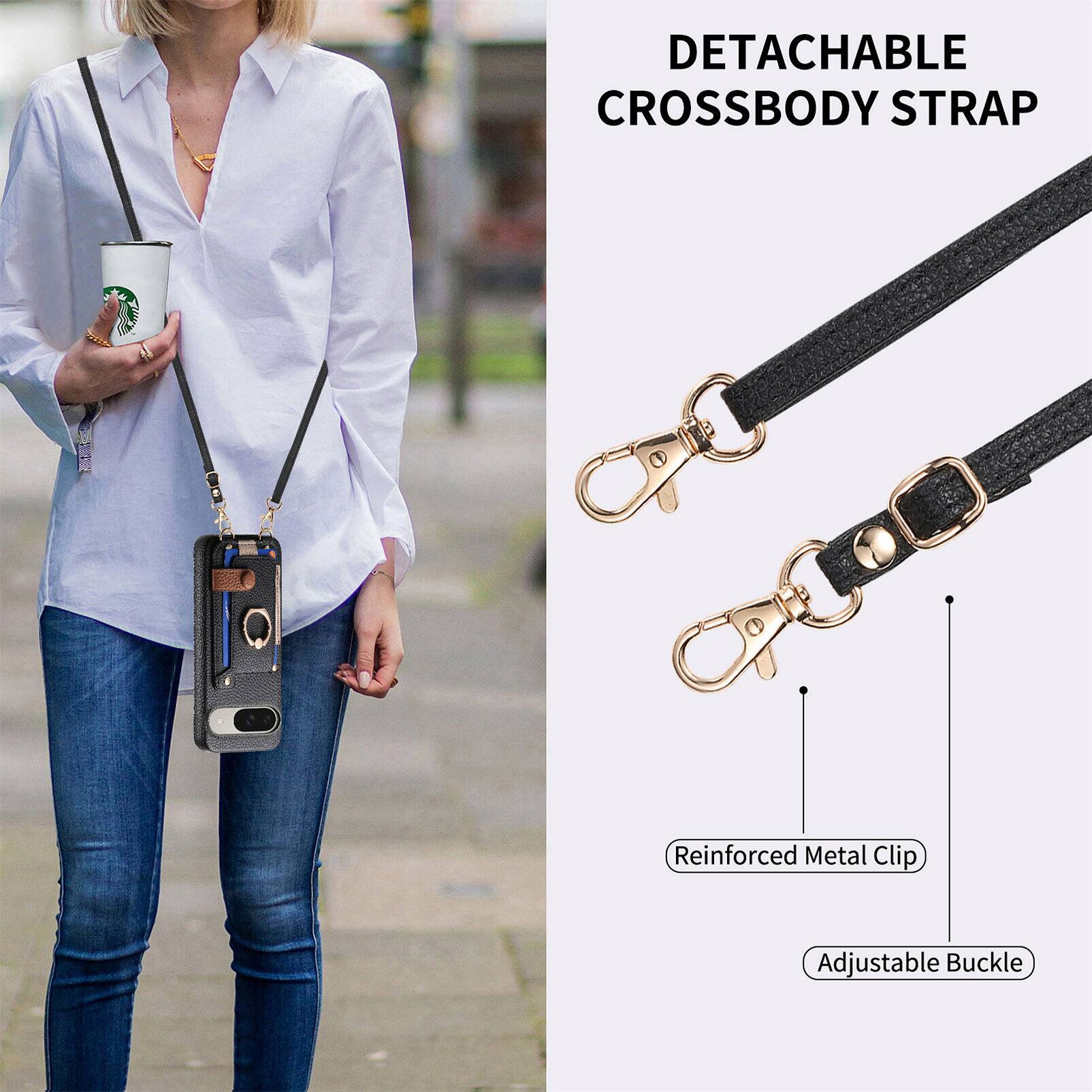 DETACHABLE CROSSBODY STRAP

Reinforced Metal Clip

Adjustable Buckle