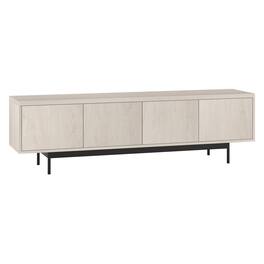 Hudson&Canal - Abington Rectangular TV Stand for TV's up to 75" - Alder White
