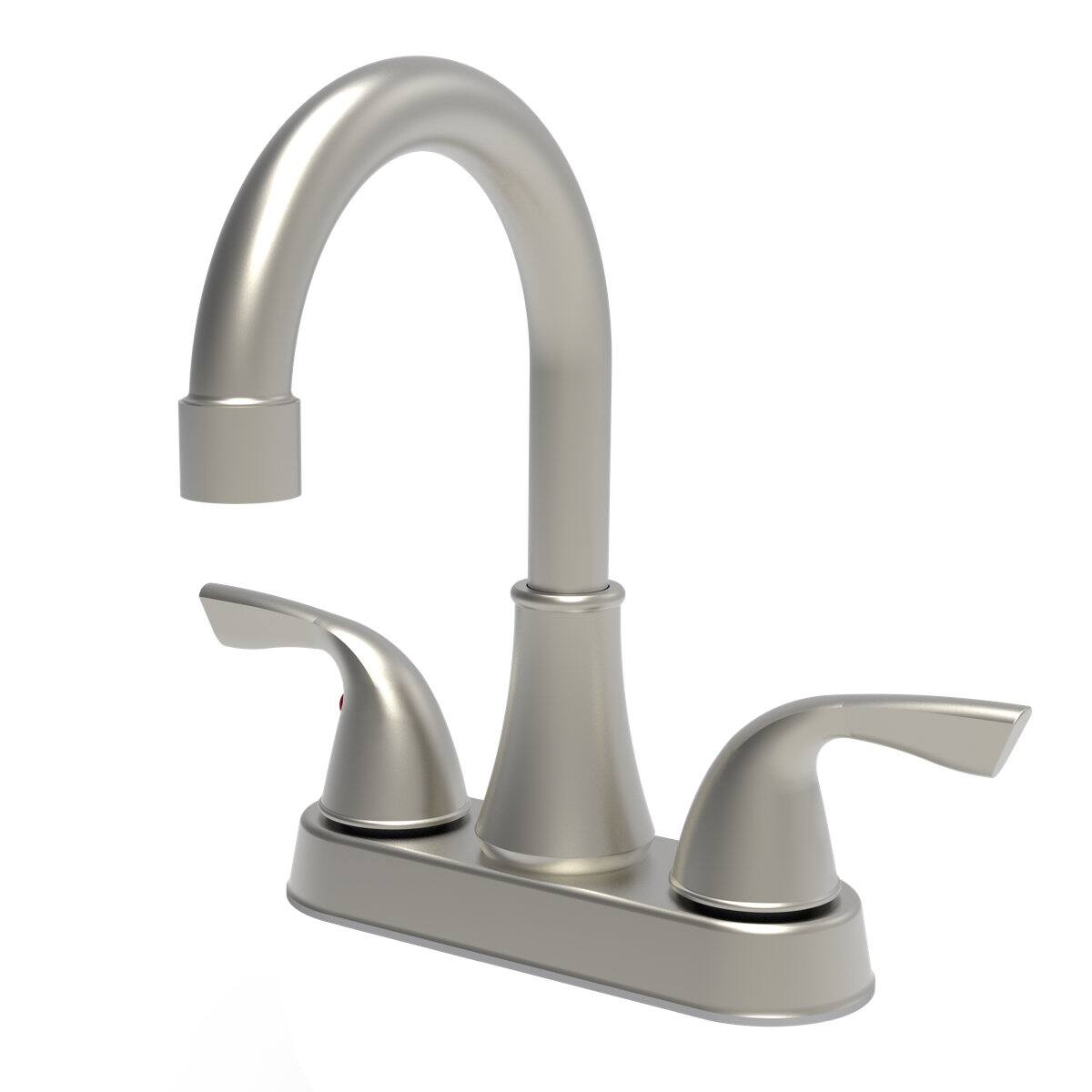 Left. Bothwa Home - Bothwa home  Bathroom Faucet For bathroom Sink  With Two Handles - Brushed Nickel.