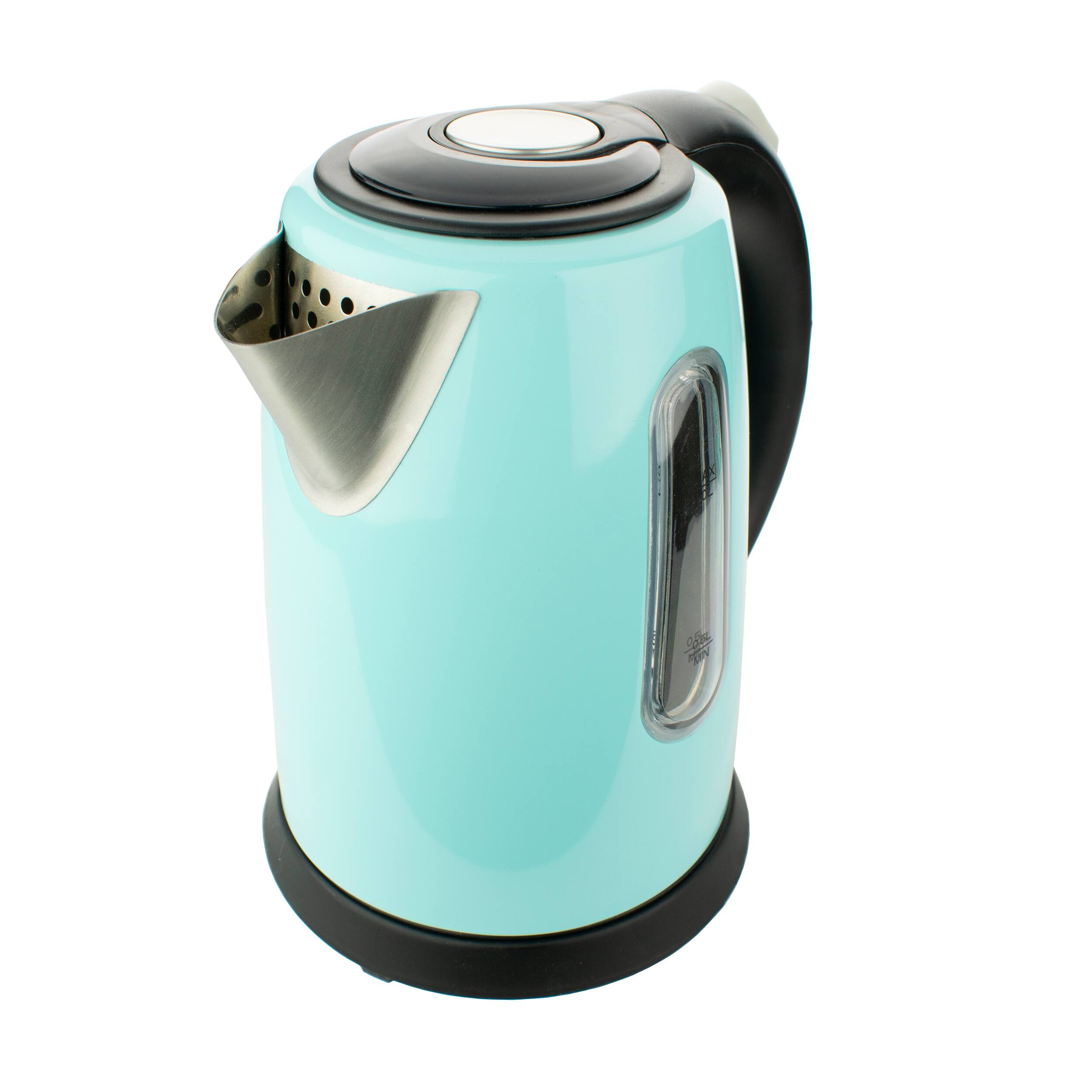 Brentwood - 1 Liter Stainless Steel Cordless Electric Kettle - Blue
