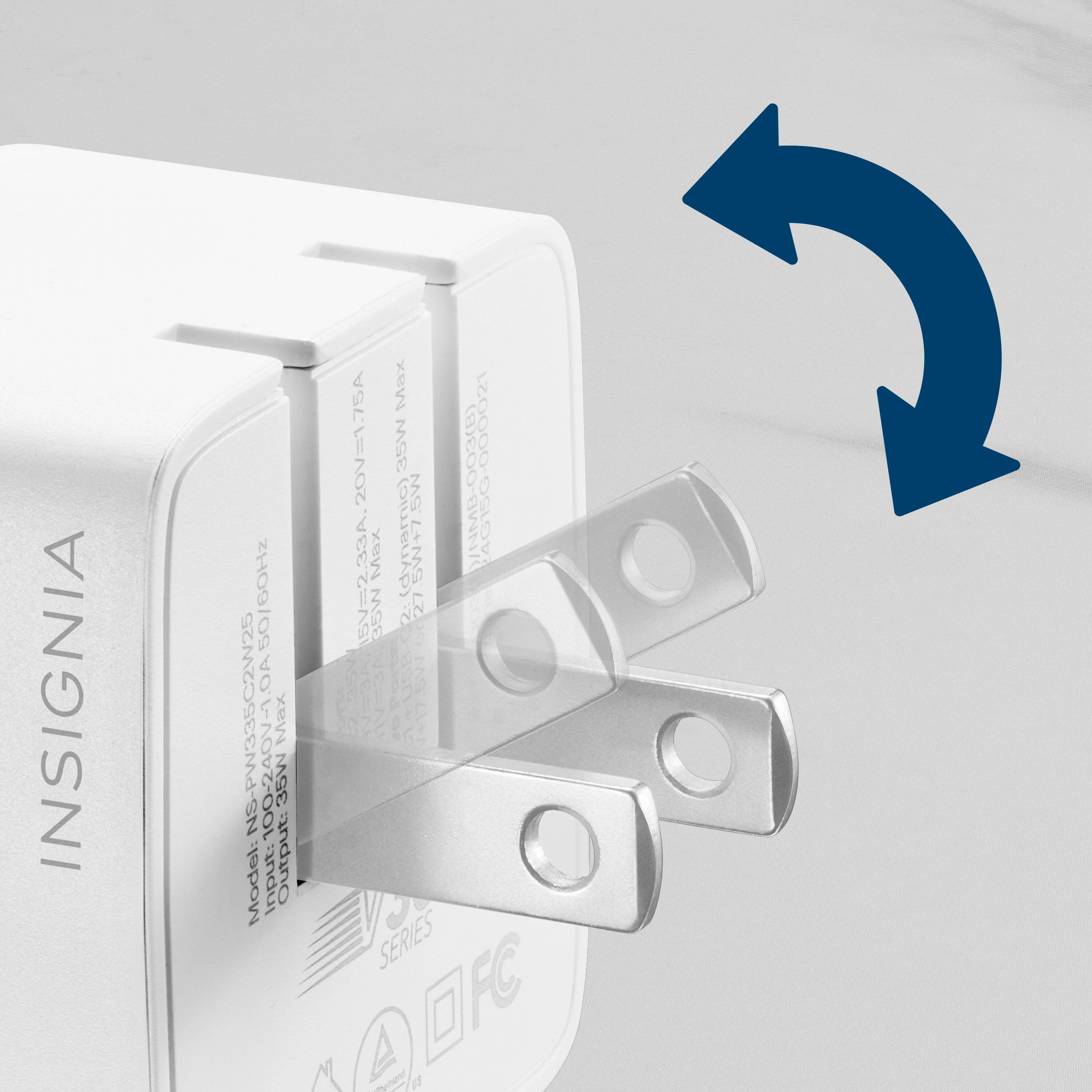 INSIGNIA 75A Max 20V=1 35W (DEOO 000027 5W 33A Max (dynamic) 5W /NMU 4,G15G 50/60Hz 5V52.33A 35W : 2 5W6027 1 AO.    Trs sSn SN NS-PW335C2W26 Max : 7 1-37 100-240V-1.0A 35W Model: Input: Output: SERIES ADFC FC