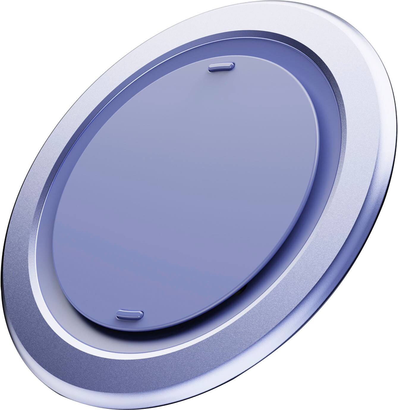 Angle. OhSnap - Snap Magnetic UltraThin Universal Phone Grip and Stand with MagSafe Charge- Thru for Apple iPhones/Universal - Crushed Orchid.