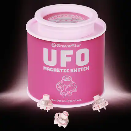 ERRUASTAN GravaStar UFO MAGNETIC SWITCH Alien Design. Hyper Speed.