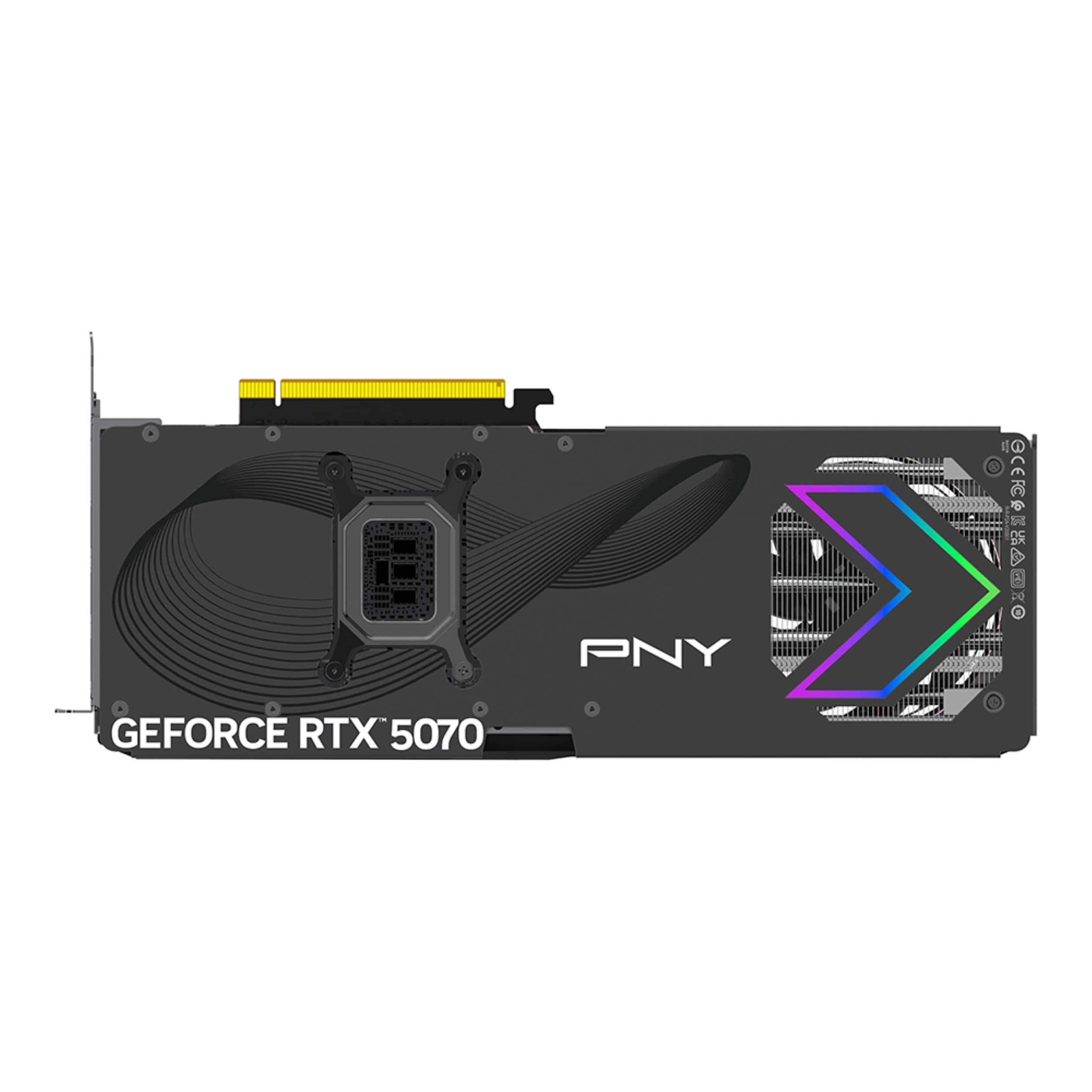 PNY NVIDIA GeForce RTX 5070 Epic X ARGB Overclocked 12GB GDDR7 PCI