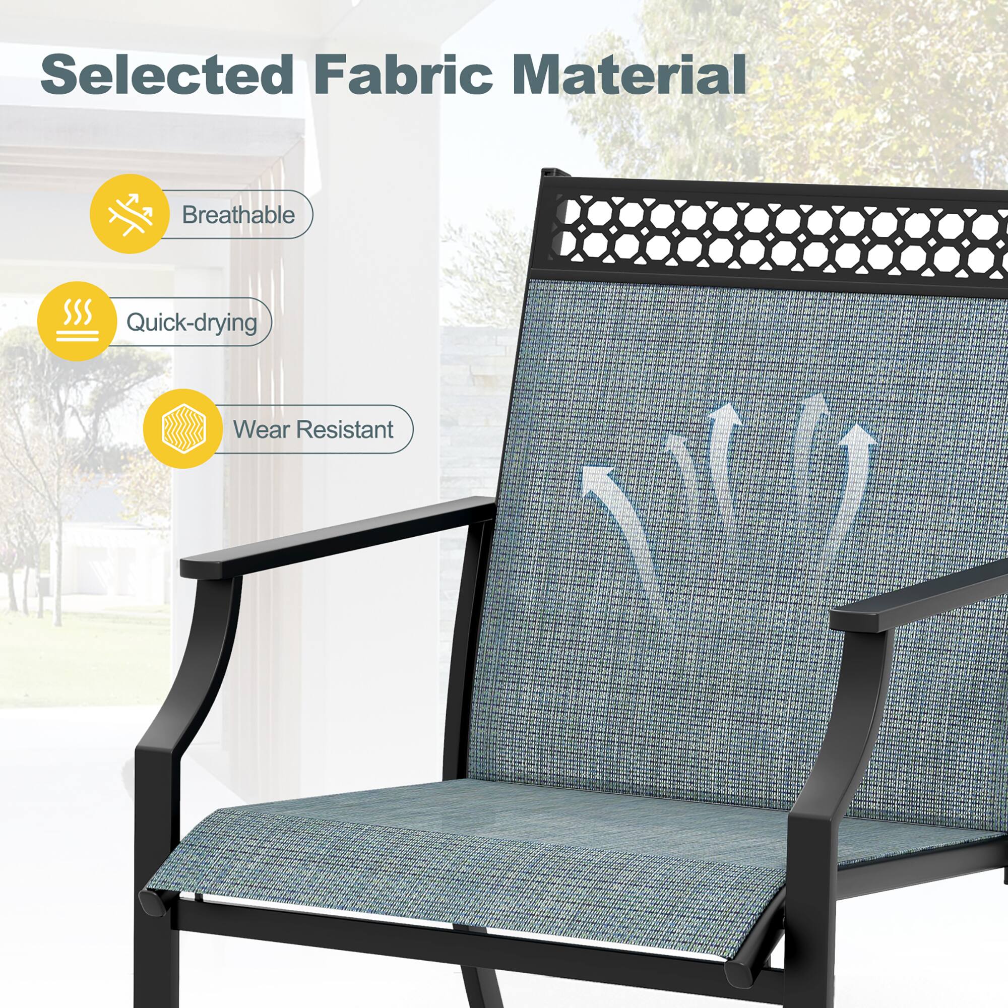 Selected Fabric Material

- Breathable
- Quick-drying
- Wear Resistant