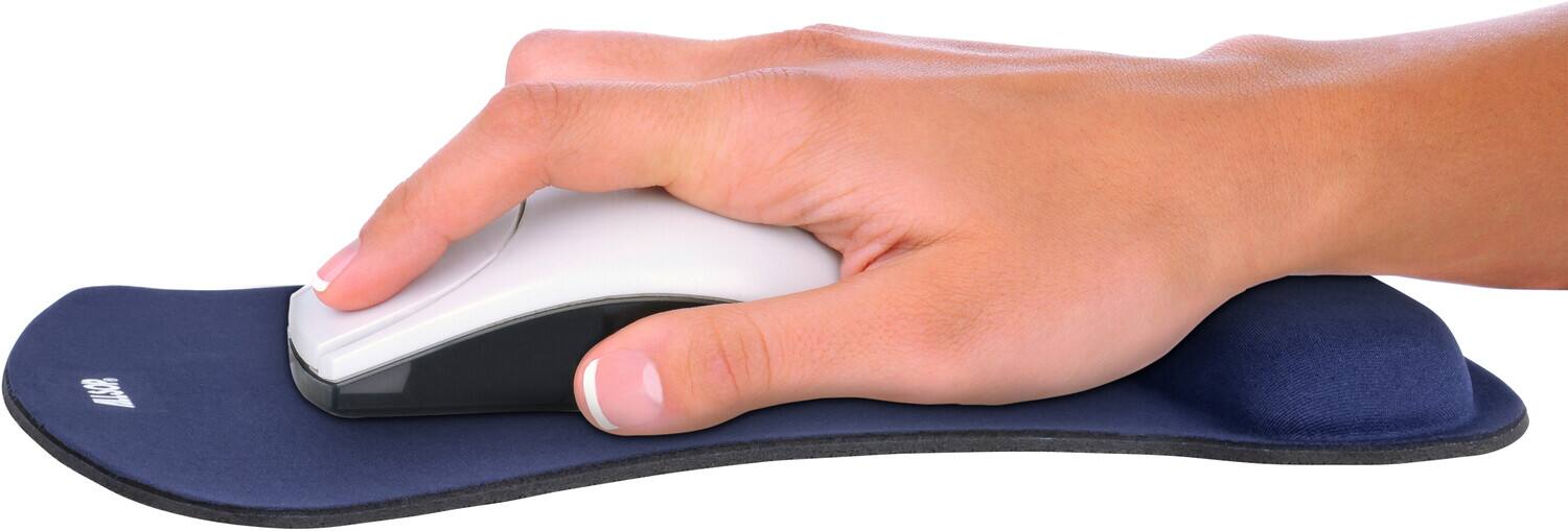 Alt View 3. Allsop - Allsop 30193 Ergoprene Gel Mouse Pad with Wrist Rest - Blue   - COMPUTER ACCESS. - Multicolor.