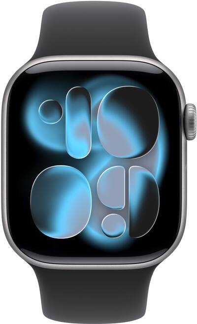Apple Watch Series 11 (GPS) 42mm Space Gray Aluminum Case with Apple Watch Series 11 (GPS) 42mm Space Gray Aluminum Case with