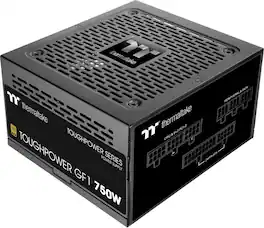 Thermaltake - GF1 (2024) 750W 80 PLUS Gold Fully Modular Power Supply - Black