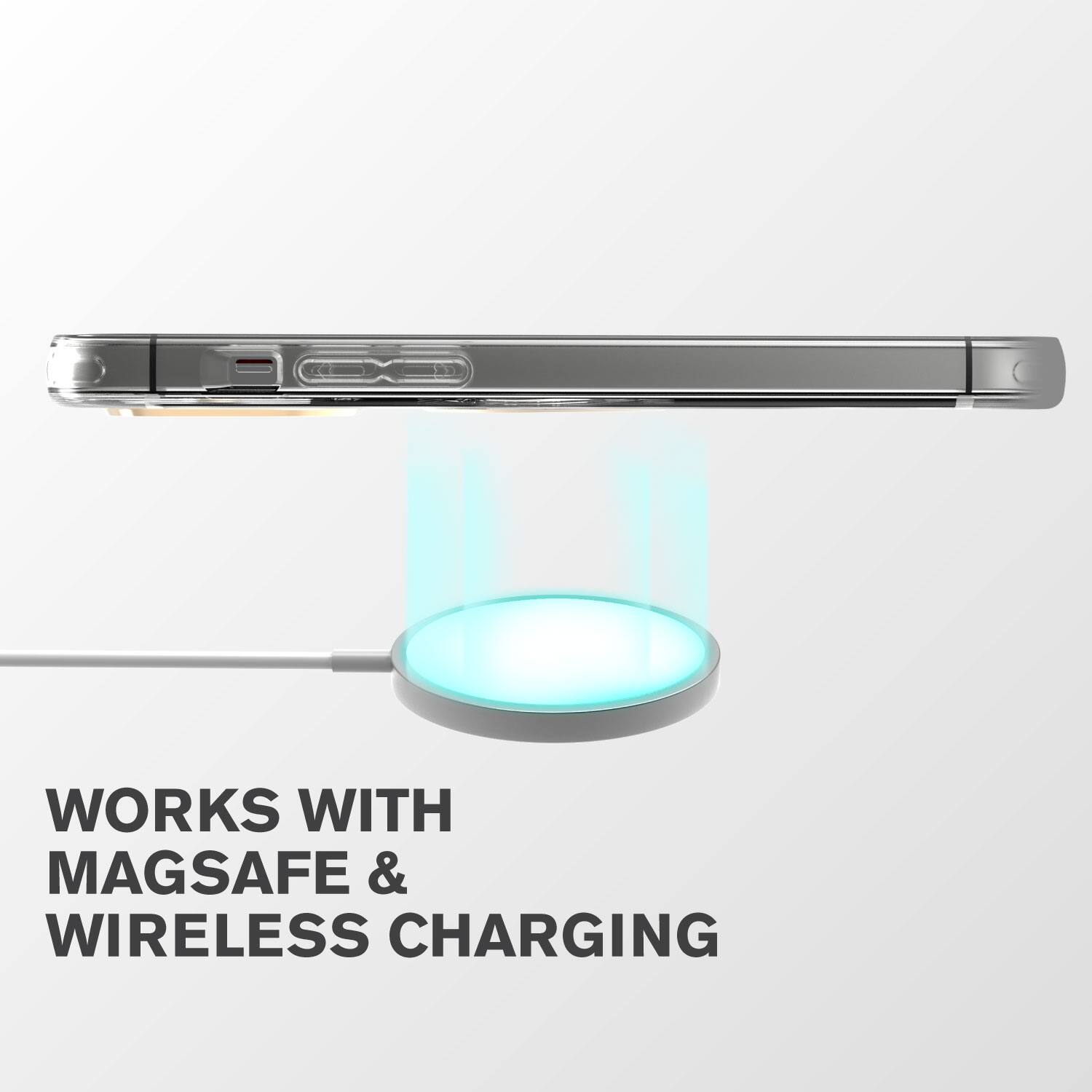 WORKS WITH MAGSAFE & WIRELESS CHARGING