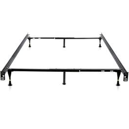 MALOU - Structures® Glide Full/Twin Adjustable Bed Frame - Black