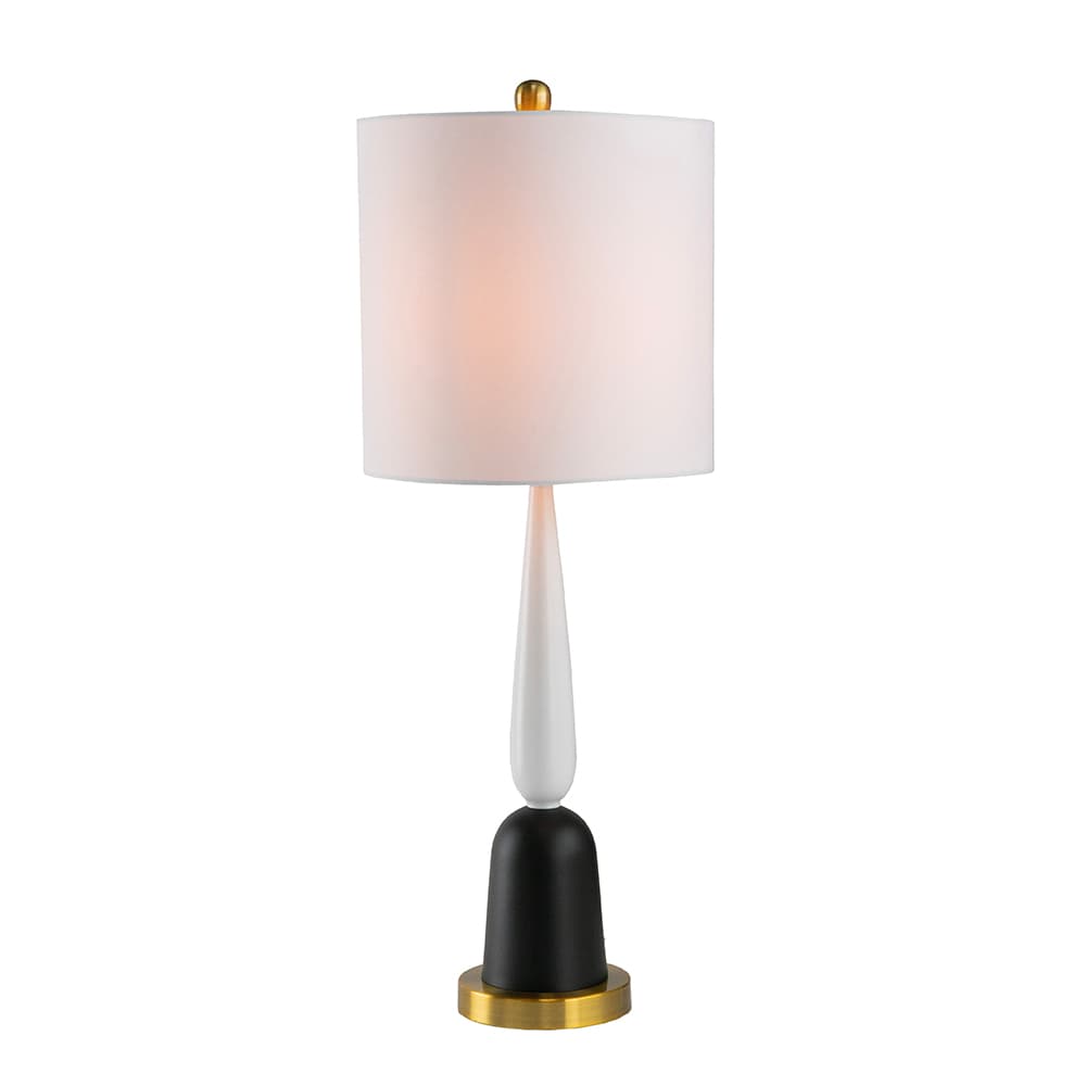 Front. Luckbyte - 11x11x30.2 Inch Metal Table Lamp.