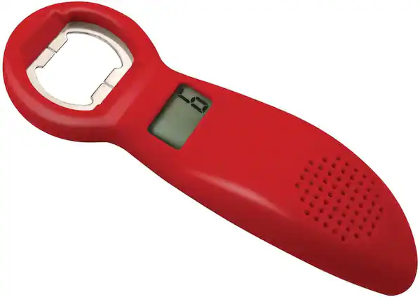 Front. UT Brands - Beer Tracker | Counting Bottle Opener - Red.