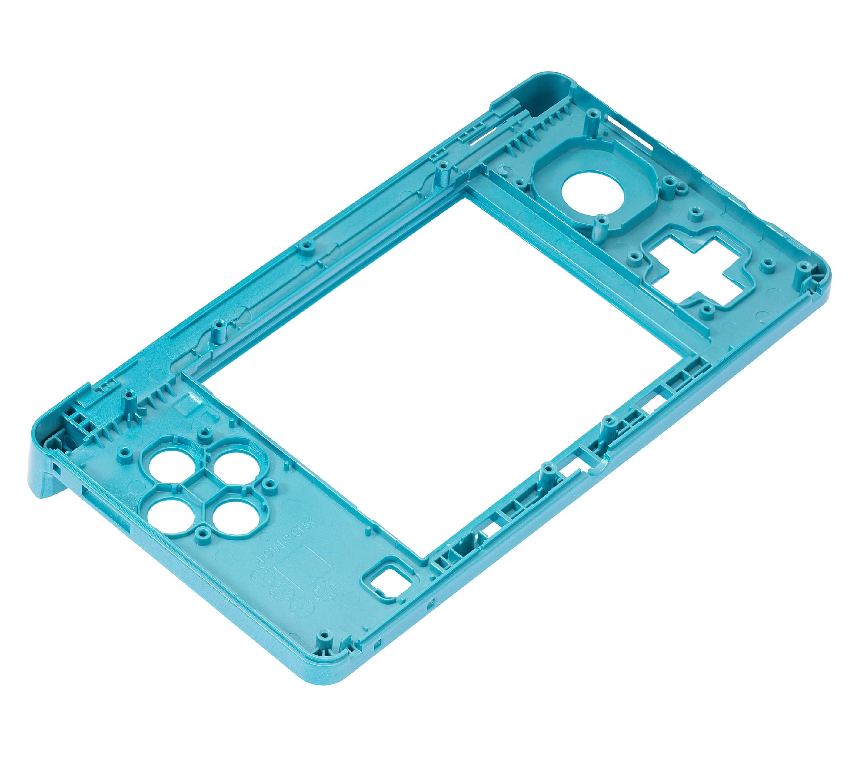 Alt View 2. MobileSentrix - Mid-Frame Housing Compatible For Nintendo 3DS - Turquoise - Turquoise.