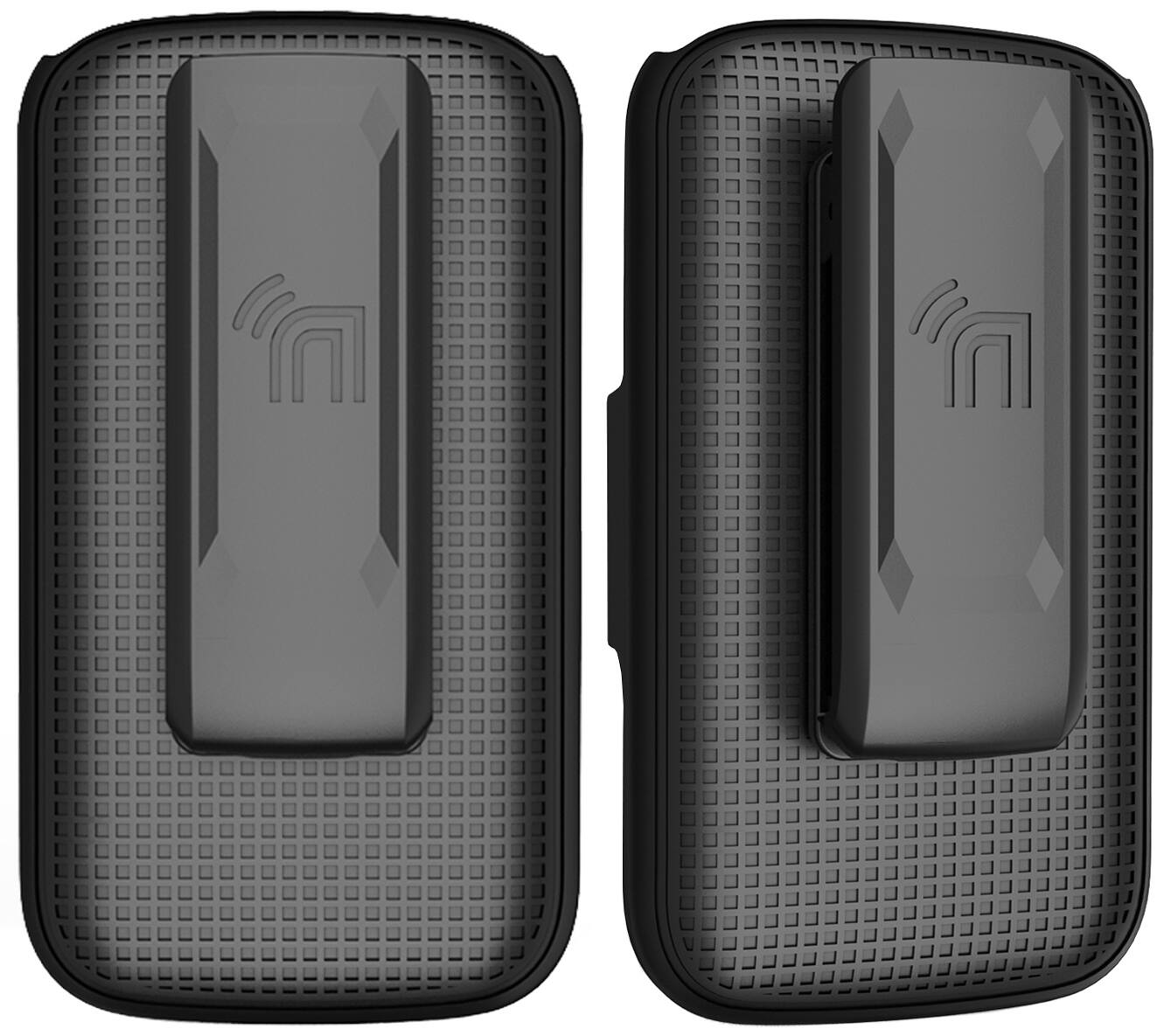 Alt View 8. Nakedcellphone - Holster for TCL Flip 3 Phone or TCL Flip 4 5G - Belt Clip Holder Case - Black.