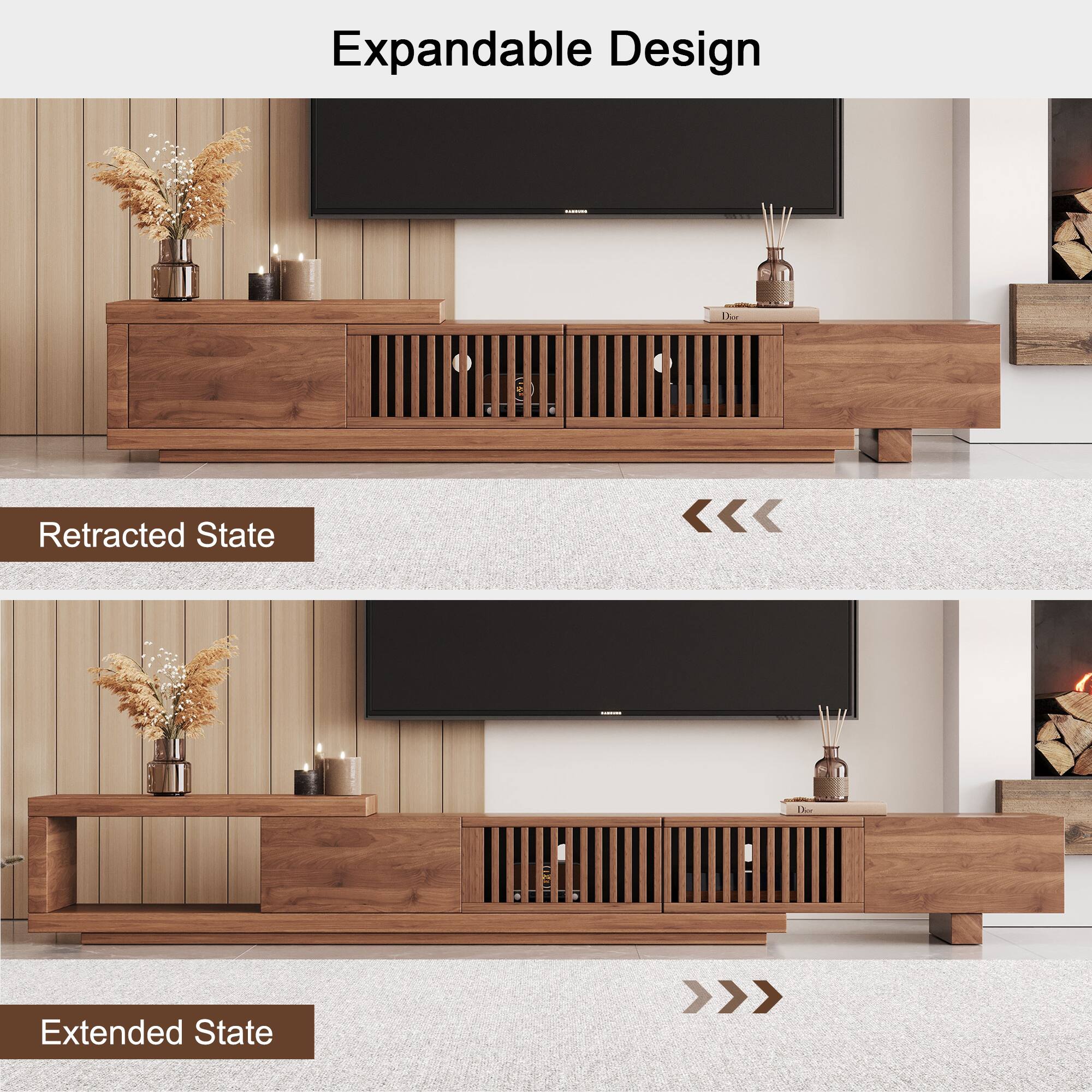 Expandable Design

Retracted State

Extended State