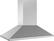 Left Zoom. Zephyr - 42 inches - Externally Vented - Island Range Hood - Stainless Steel.