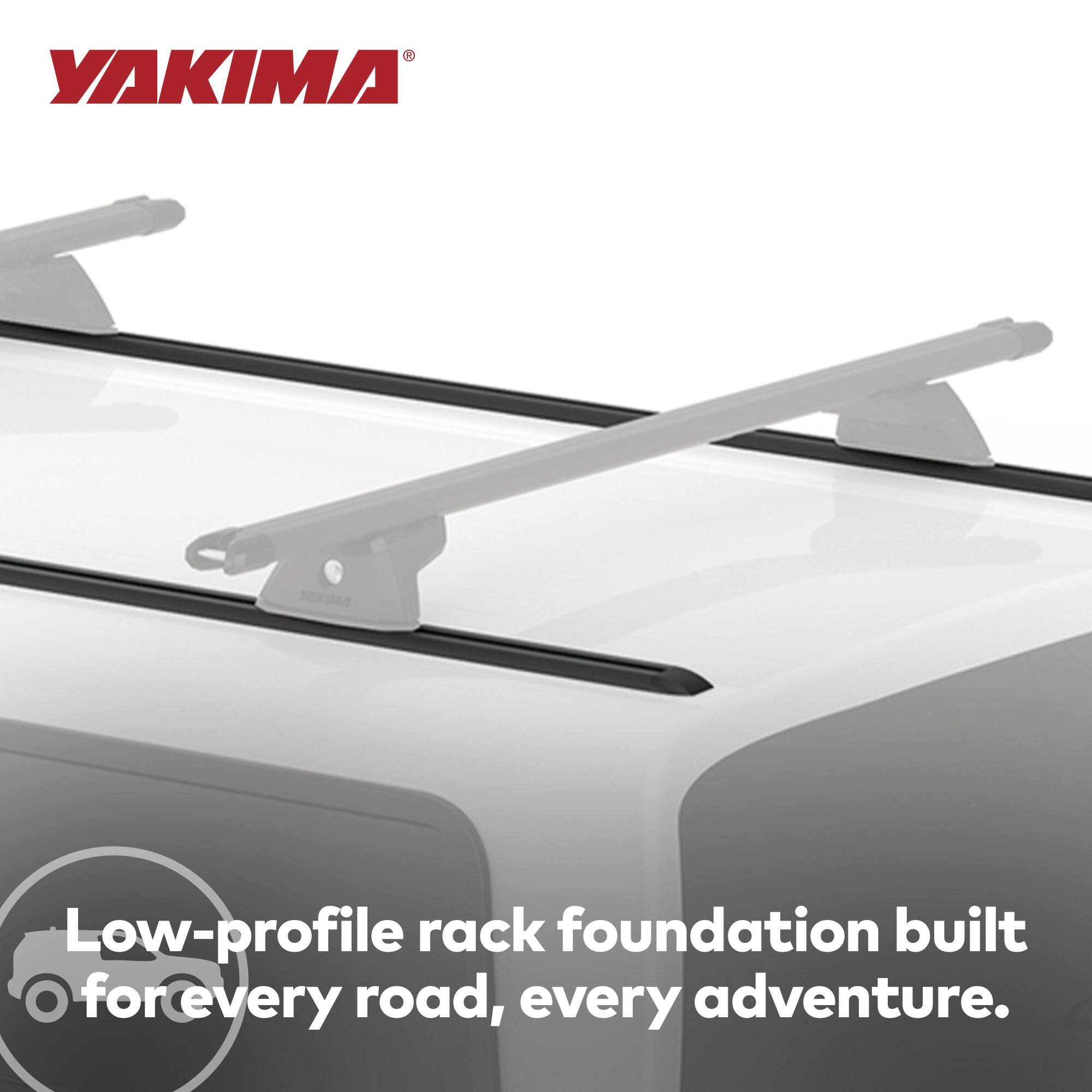 YAKIMA Low-profile rack foundation built for every road, every adventure.