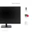 What's in the box: Power Cable* NEW! HDMI Cable ViewSonic QuickStart Guide VA2256-mhd Monitor *Power Cable varies by region