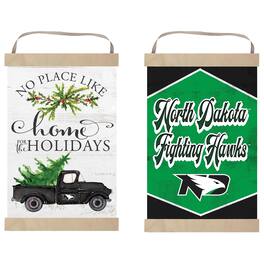 Jardine - North Dakota 12" x 20" Reversible Banner Sign - White