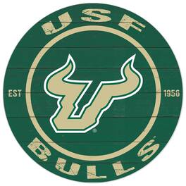 Jardine - South Florida Bulls 20'' x 20'' Indoor/Outdoor Circle Sign - Green