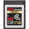 Ritz Gear - 512GB CFexpress Type B Memory Card, 1700MB/s Read & 1100MB/s Write, 4K RAW Video, Burst Shots, Shock-Resistant Design
