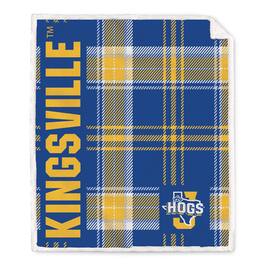 Pegasus - Texas A&M Kingsville Javelinas 50" x 60" Playmaker Plaid Ultra Cozy Sherpa Throw - Multicolor