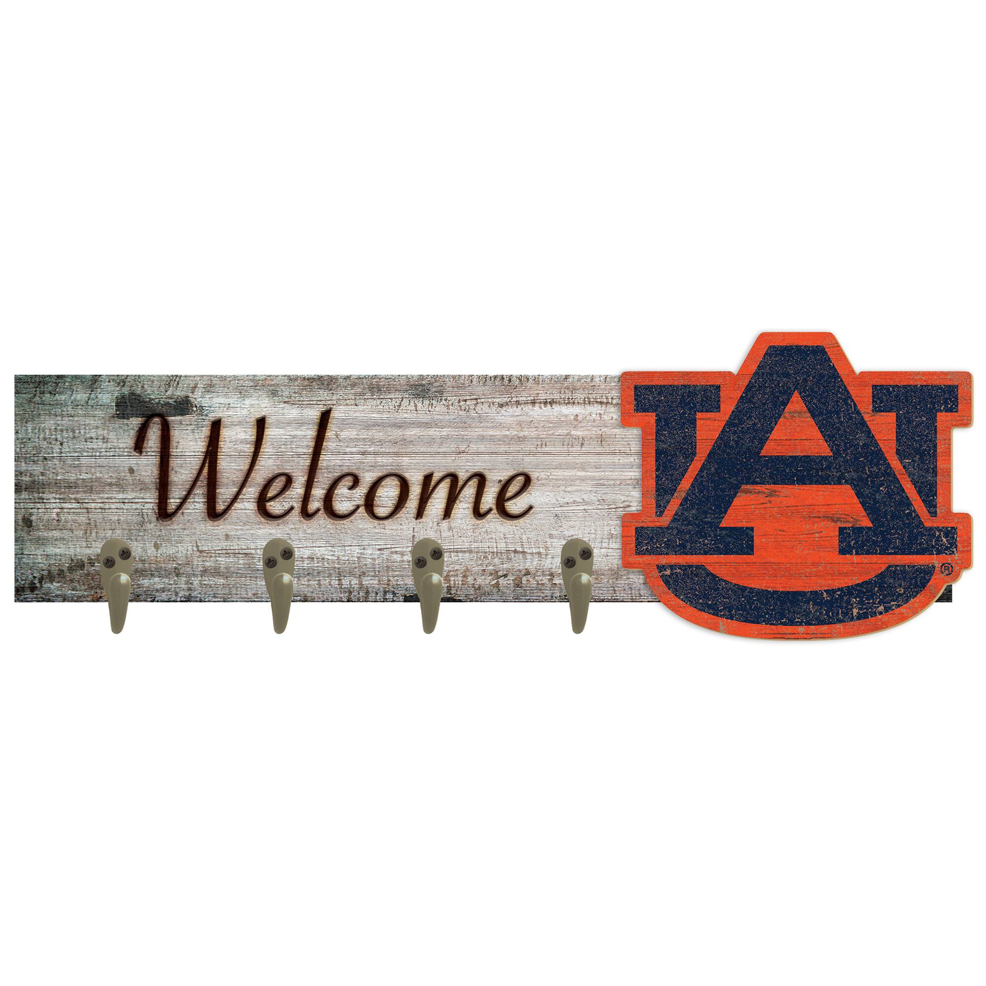 Auburn Tigers 24" x 6" Mounted Coat Hanger