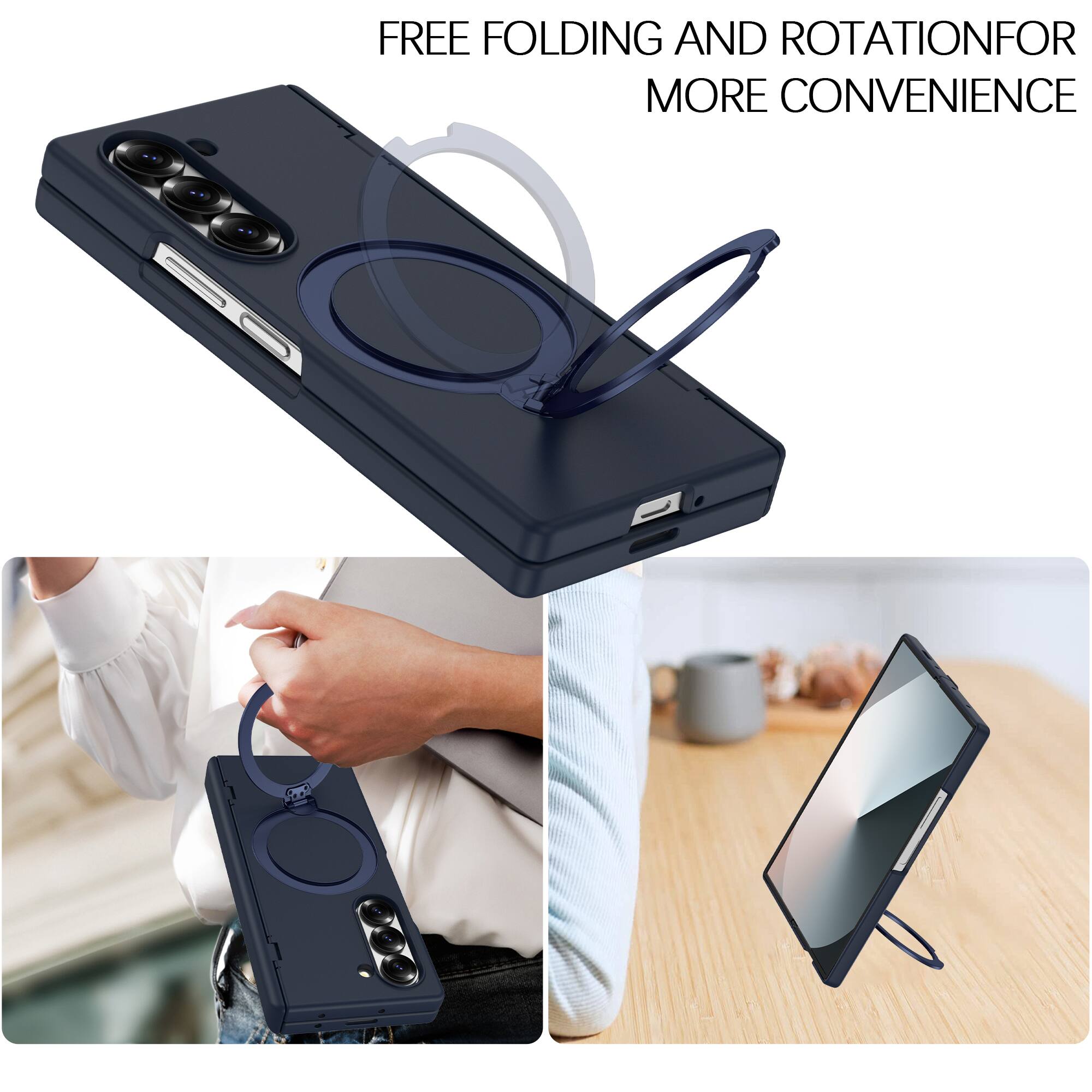 FREE FOLDING AND ROTATION FOR MORE CONVENIENCE
