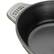 Alt View 4. Staub - Staub Cast Iron 9-inch x 6.6-inch Oval Covered Baking Dish - Graphite Grey - Graphite Grey.