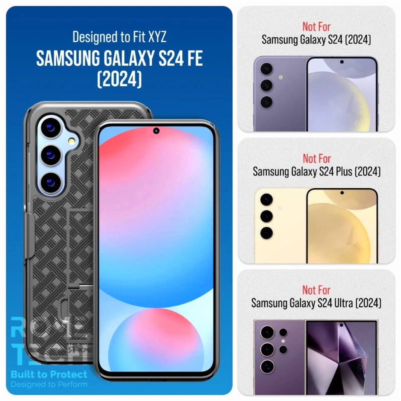 Designed to Fit XYZ  
SAMSUNG GALAXY S24 FE (2024)  
Not For Samsung Galaxy S24 (2024)  
Not For Samsung Galaxy S24 Plus (2024)  
Not For Samsung Galaxy S24 Ultra (2024)  

Built to Protect  
Designed to Perform