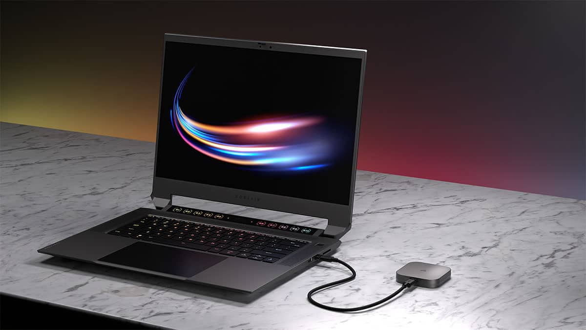 Alt View 4. CORSAIR - EX400U USB4 1TB External Portable SSD - Gray.