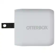 Front. OtterBox - 20W USB-C PD Fast Charge Wall Adapter - White - White.