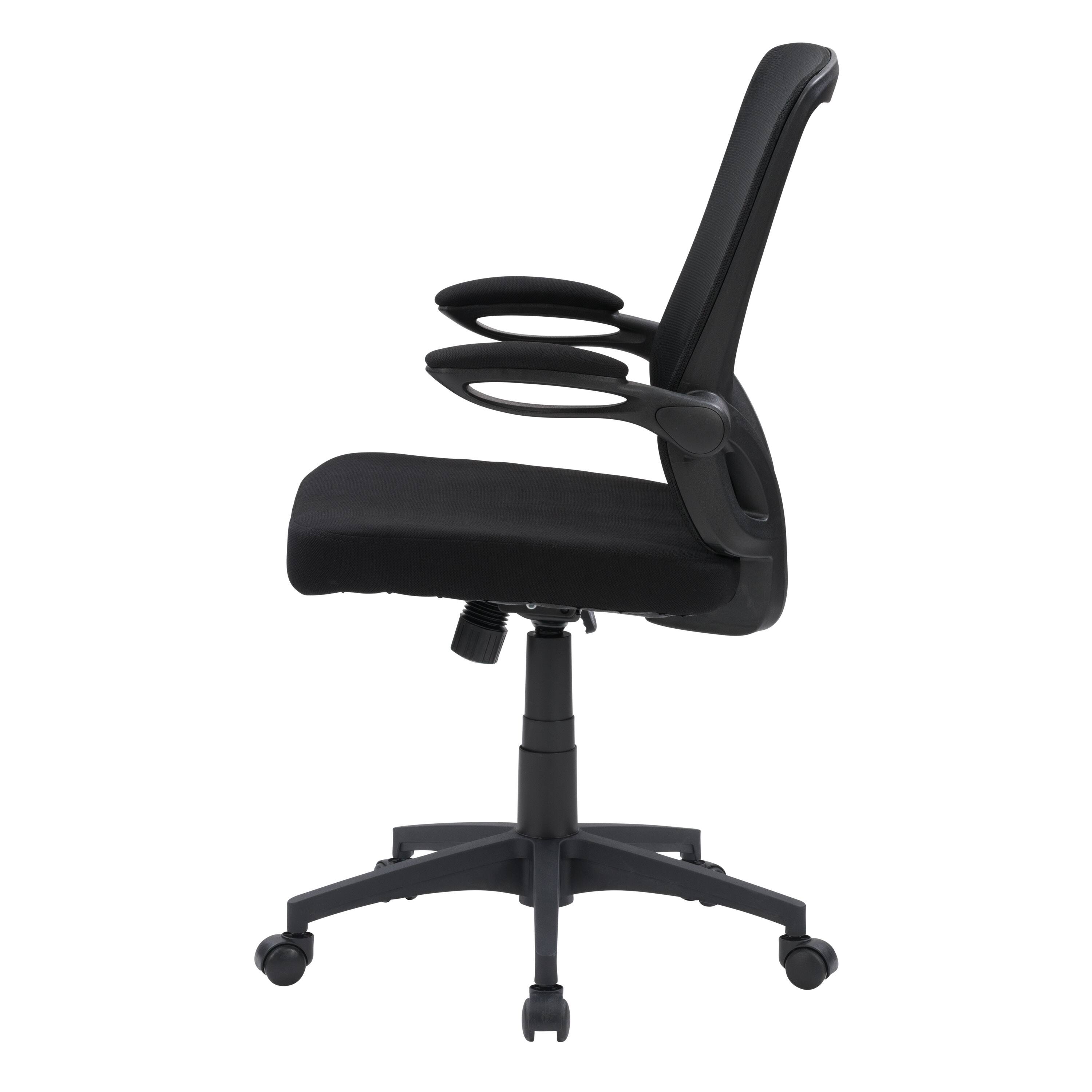 Alt View 15. CorLiving - WHR-500-O Workspace High Mesh Back Office Chair in Black - Black.
